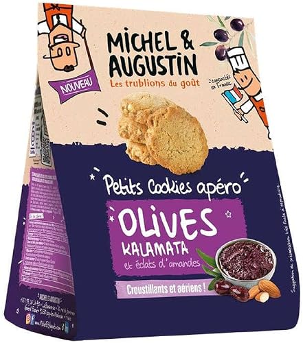 Michel & Augustin Crackers apéritifs olive 90g