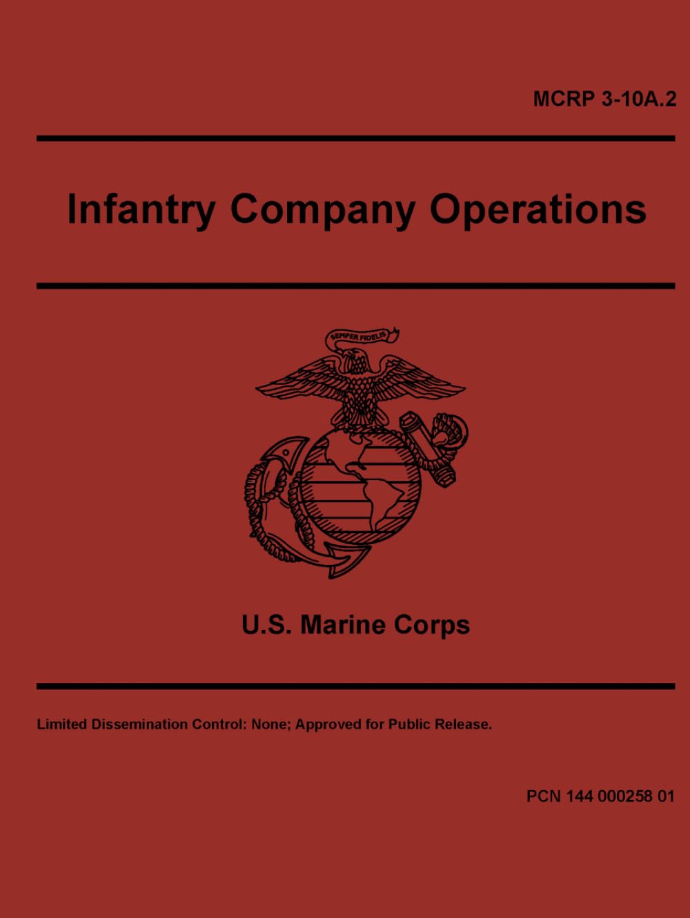 MCRP 3-10A.2 Infantry Company Operations - Jul. 2024