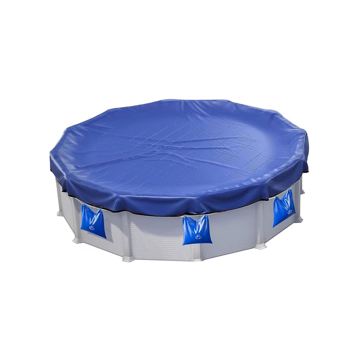 Paquet Suspendu pour Piscine 8 Pièces en PVC Bleu, Usage de Rangement