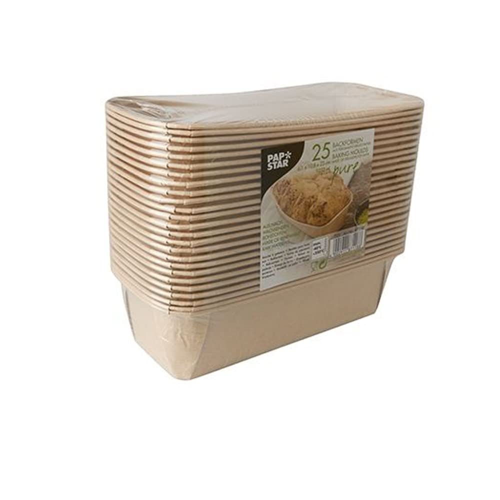PAPSTAR - PAPSTAR Moule Pure, rectangulaire, 1.033 ml, Brun