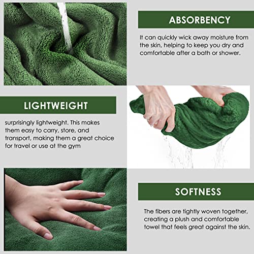 Graceaier SHR8P Ultra Soft Oversize Bath Towels 2 Pack thumb #3