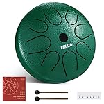 LEKATO-Steel-Tongue-Drum-Mini-Steel-Drum-45-Inch-8-Notes-Steel-Alloy-Drum-Musical-Education-Birthday-Gift-for-Beginners-Navy-Blue