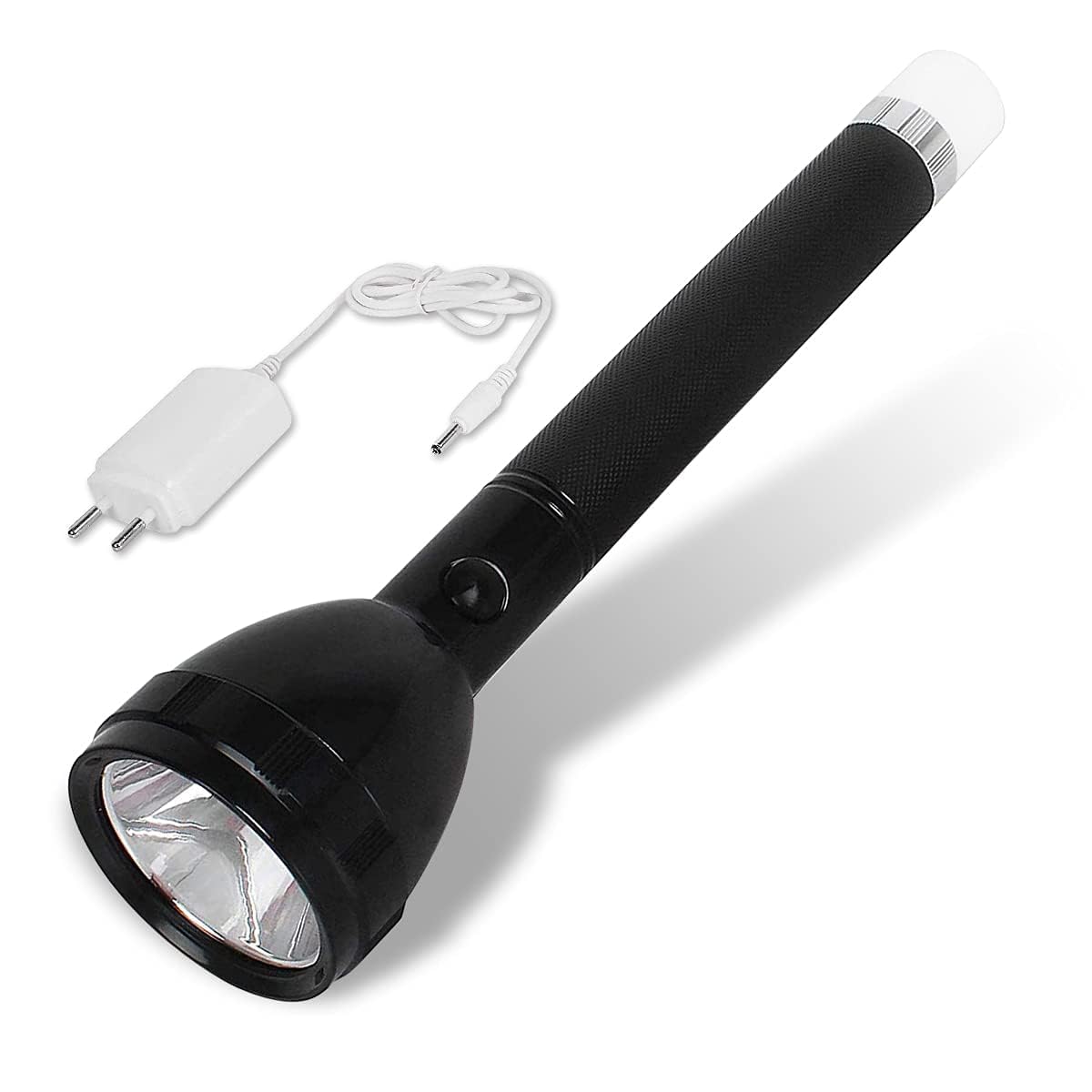 Rechargeable Torch Light with Charging Cable, High Beam Flashlight for Home Emergency, Outdoor Night Use, Security Patrol, Power Cut Light.(Multicolor |Pack of 1)-image-42