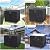 YUZ Fire Pit Table Cover Square 32 x 32 x 24 inch, Waterproof Fire Table Cover Square Anti-UV Heavy Duty Patio Gas Firepit Furniture Table Covers for 28/30/31/32 Inch Fire Pit/Table