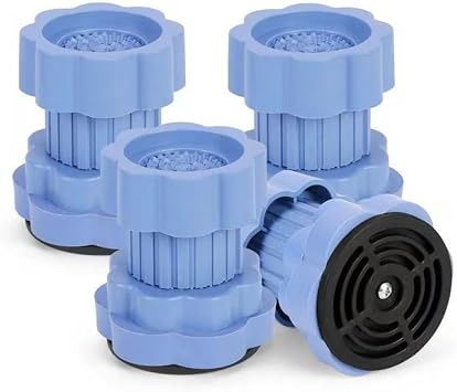KaeDa Washing Machine Shock-Absorbing Non-Slip Shock-Proof pad, Increased Moisture-Proof Refrigerator Pulsator Drum Silent and Stable 4 Pieces