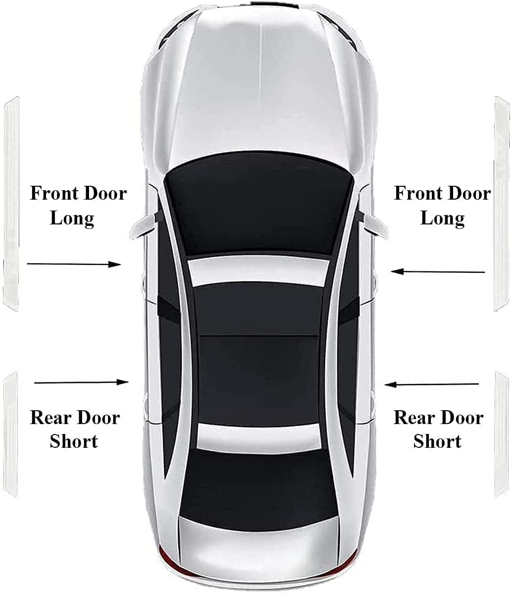 4 Stuks Rvs Auto Instaplijsten Protector Voor Volkswagen Passat B8, Auto-instaplijstbeschermer Welkom Pedaal Strip Cover Kick Platen Protector Accessoires,B
