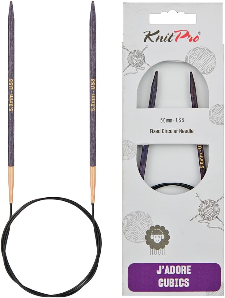 KnitPro J'Adore Cubics Stricknadeln 5er-Set - 20cm X 4,00mm Doppelspitz