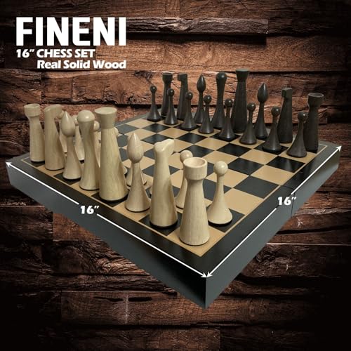 Juego de Ajedrez Luxurious de Madera 16 Pulgadas miniatura 5