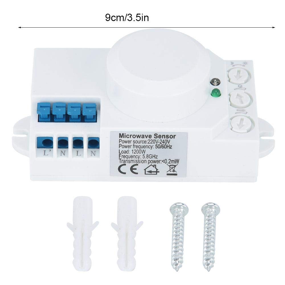 Duokon 5.8 GHz Switch Capteur de Mouvement Dtecteur Automatique de Lumire Switch AC 220V-240V SK-805