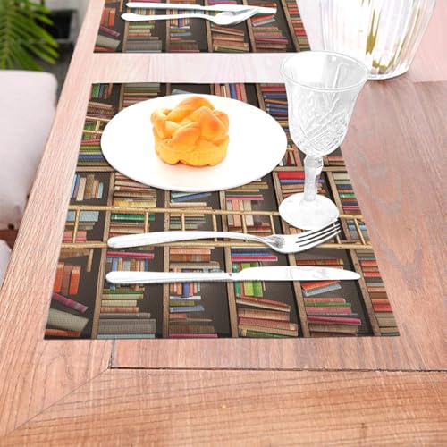 Sets de table résistants à la chaleur en vinyle tressé durable