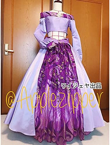 Amazon Co Jp アラジン ジャスミン 紫 ドレス ディズニープリンセス 仮装 衣装 コスプレ衣装 ホビー