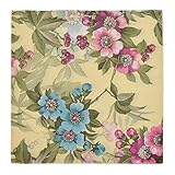 Towashine Vintage Floral Printed Paper Napkins Serviettes Luncheon Napkins Decorative Decoupage for Wedding Dinner Tea Party Crafts, 20 Count, 13x13 Inch