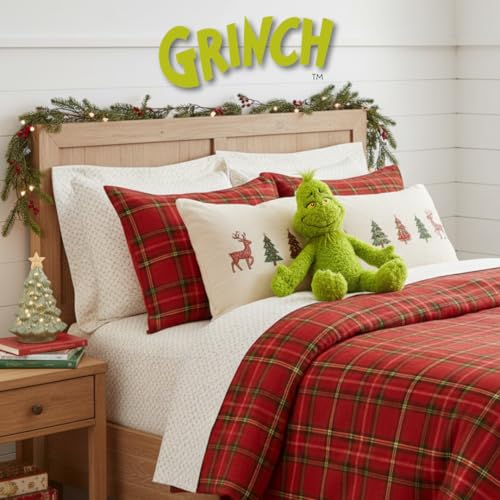 Image of Franco Calm Dr. Seuss Grinch Bedding Super Soft Plush Calming 3Lb Weighted Cuddle Pillow Buddy, Comfort Pillow (Officially Licensed Product)