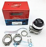 38,40,45MM AUTOMOTIVE TURBO BOOST TURBOSMAR HYPER GATES VEHICLE EXTERNAL TURBO CHARTER BYPASS VALVE WASTEGATES CAR ENGINE EXHAUST GAS DUMP VALVE COMP-GATE TS-0503-1001/2 BLUE&BLACK (38MM-BLACK)