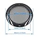 HONJIE 3 Inch Speaker Grill Cover Metal Mesh Round Speaker Grill Guard Protector Black Color with Screws-4pcs