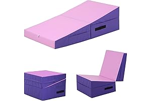 Kids Gymnastics Wedge Mat: Non-Slip, Durable Foam for Safe Tumbling, Yoga, Pilates, and Martial Arts