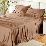 Best Mattress for Back Pain on a Budget: 9 Affordable Options That Actually Work 16 Bedsure Queen Sheet Set, Rayon Derived from Bamboo, Cooling Sheets, Breathable & Soft, Deep Pocket Up to 16 Inches, Hotel Luxury Silky Bedding for Hot Sleepers, Khaki