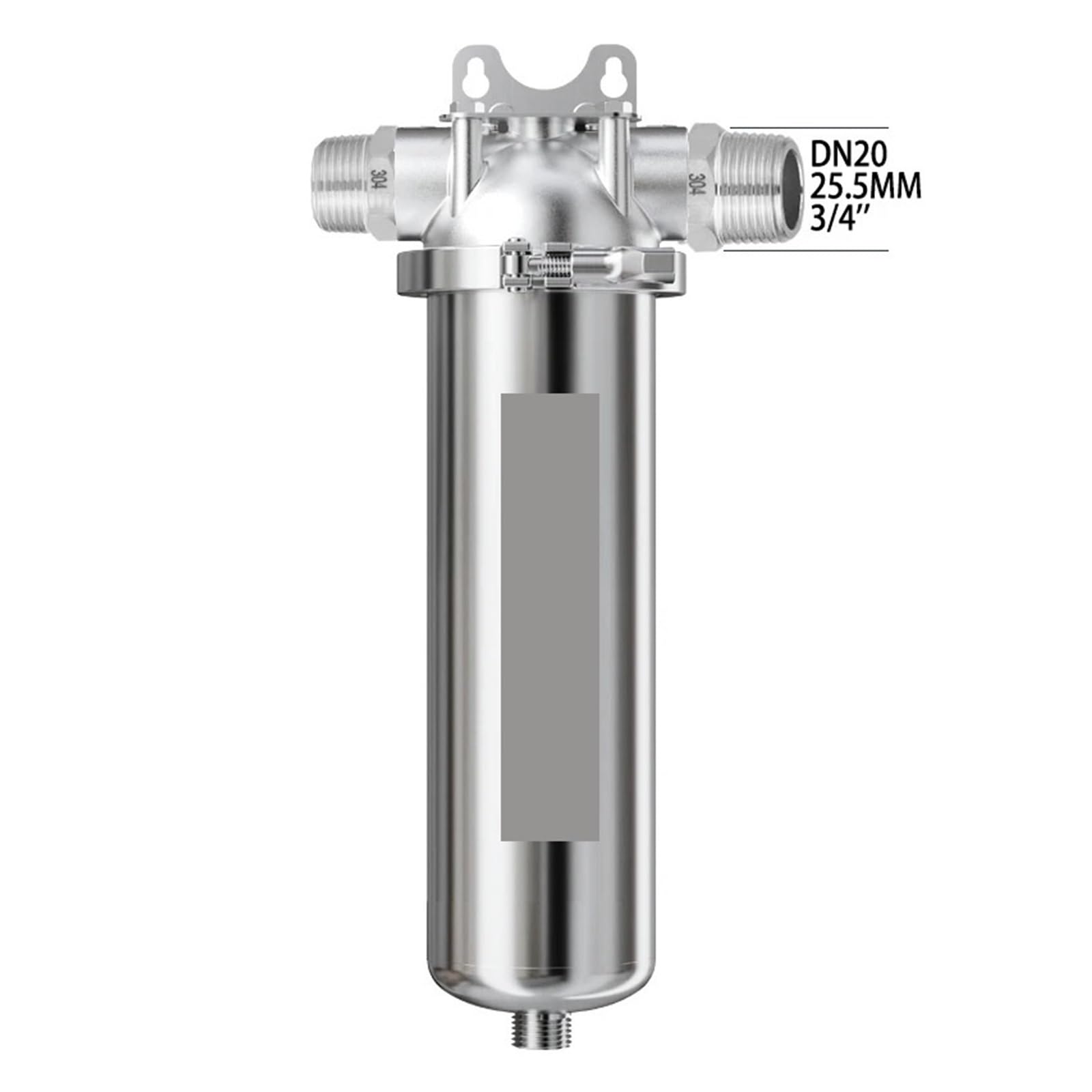 10 Pollici Pre Filtro Purificatore Tutta la Casa Spin Down Sedimenti Filtro Acqua Sistema Prefiltro Centrale Controlavaggio Maglia in Acciaio Inox
