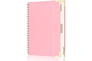 EOOUT Notebooks College Ruled Pink