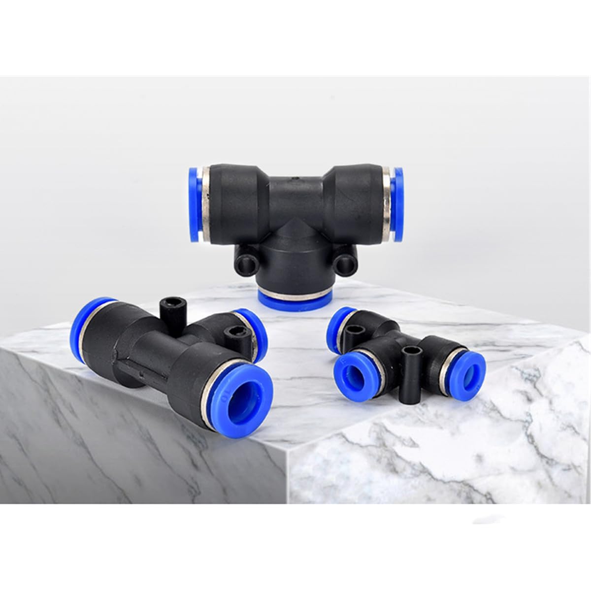 5pcs Tubo di raccordi rapidi pneumatici a 3 vie Tubo di irrigazione Connettore Push-in Tubo di irrigazione Raccordo tubo connettore rubinetto-4mm