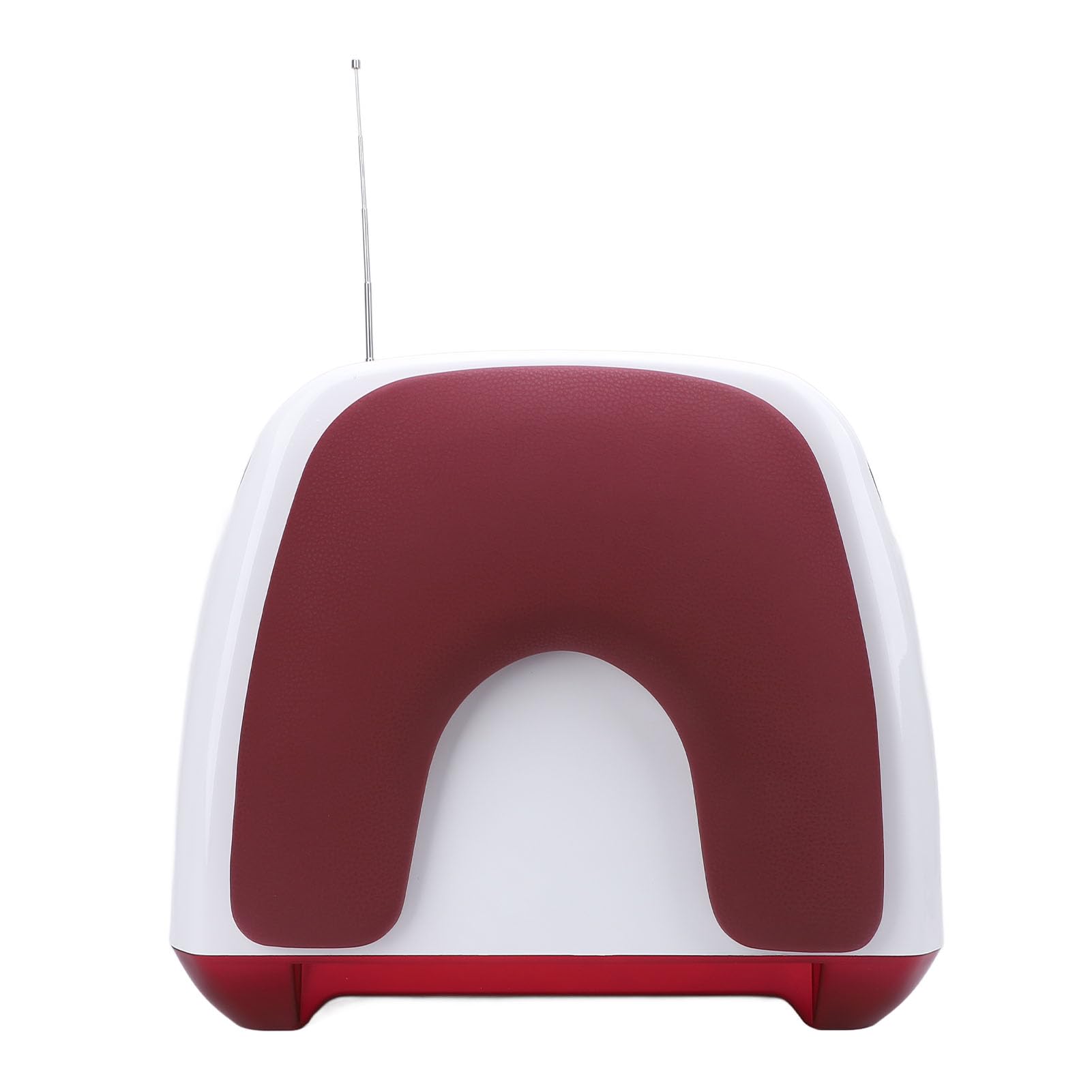 Top Case de moto style rétro aquatique, boîte de rangement arrière 38 L, coffre arrière universel pour motos et scooters électriques, matériau ABS avec plaque de montage et (Rouge)