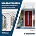 Outsunny Tejadillo de Protección contra Sol y Lluvia para Puertas Ventanas Marquesina...