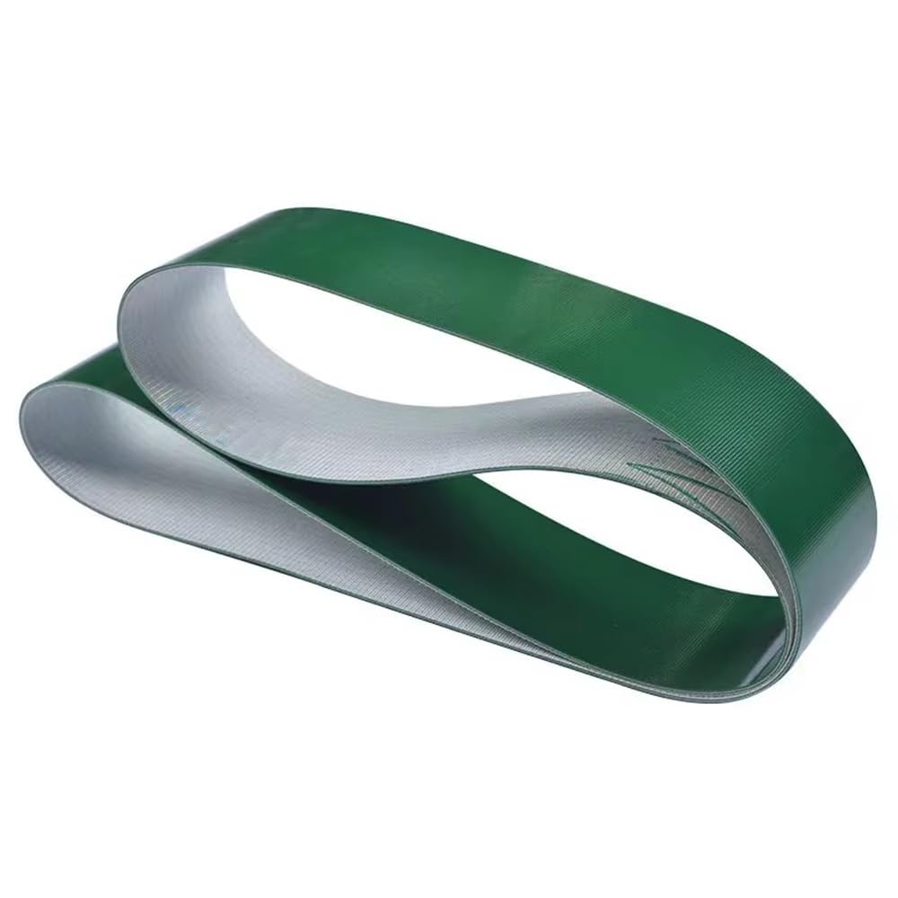 Przemysłowy zielony przenośnik taśmowy PVC - 1 szt., grubość 2 mm, długość 600-1050 mm, szerokość 15-35 mm, wszechstronny do przestrzeni produkcyjnych (20 mm, szerokość 700 mm)