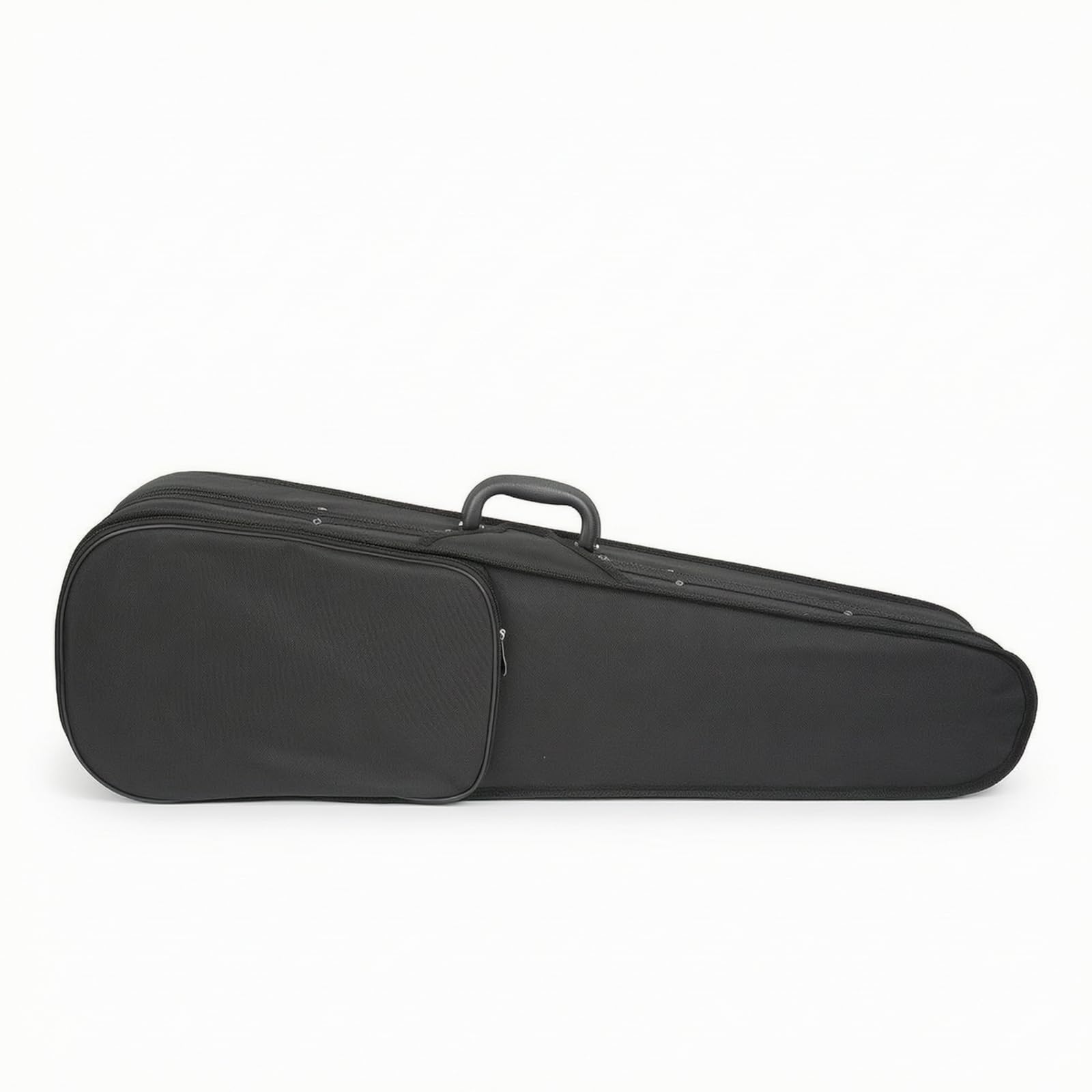 Baoblaze Custodia Violino Triangolare Rigida Custodia Scocca Dura Tessuto Oxford Interno Imbottito in Spugna Scomparto Dedicato per Accessori Chiusura con
