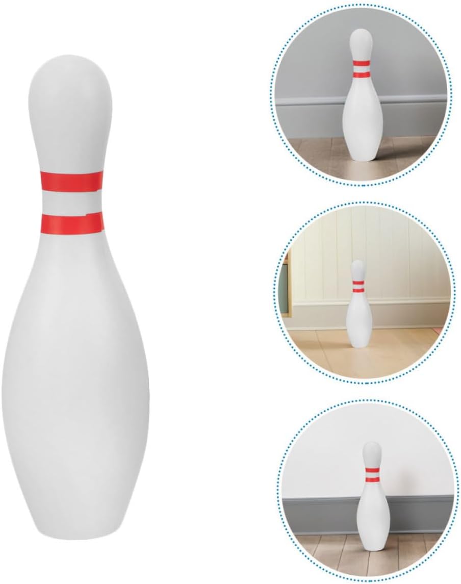 Toyvian 12pcs Boy Girl Bowling Carnival Game Fun Bowling and for Toddlers Motor Skills Hand-Eye Coordination