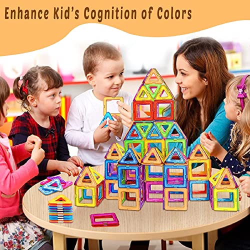 HQXBNBY 40-Piece Magnetic Building Blocks — Budget Magnetic Tiles for Ages 3+ — view 6