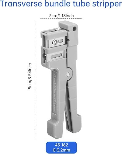 Miniatura 3 de Herramienta de corte de fibra óptica 45-162 Pelacables de cable coaxial Pelacables de fibra óptica Tubo de amortiguador de chaqueta Stripper cable