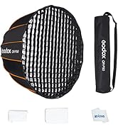 Godox QR-P90 90cm/35.4inch Quick Release Parabolic Softbox Bowens Mount with Honeycomb Grid Compa...