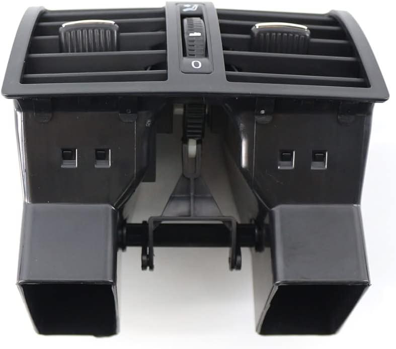 HYRAM Car Air Conditioning Rear Air Vent Air Conditioning Air Vent Outlet Fit for VW Touran 2003-2015 Fit for Caddy 2004-2015 Pushbutton Switches