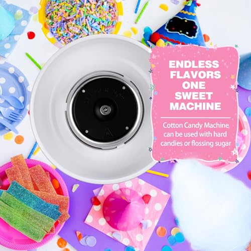 Atsent Cotton Candy Machine For Kids,Homemade Portable Cotton Candy Maker For Birthday thumb #4