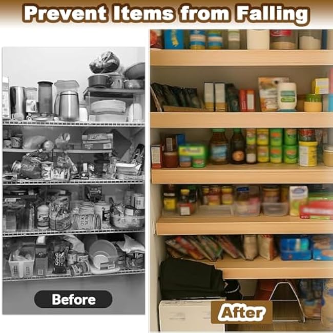 Portable Reusable Pantry Storage Rack Cover, 5pcs/ 6pcs PVC Wood-Look Wireshelf Covers for Dining Cabinet Kitchen, Enhances Aaesthetic(6 Pack,97x30x5cm/38x12x2in)