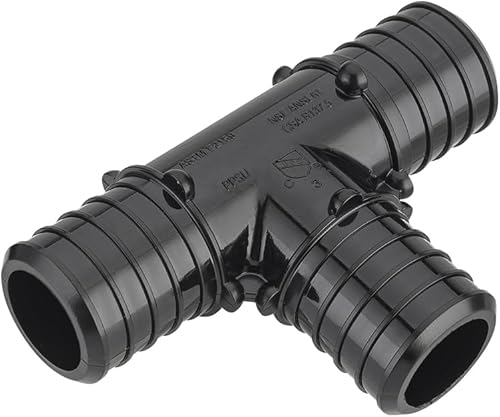 Miniatura 4 de Paquete de 10 unidades EFIELD Poly PPSU Pex Crimp Fitting 1" X 1" X1" Tee para conexión de tubería Pex, ASTM F2159