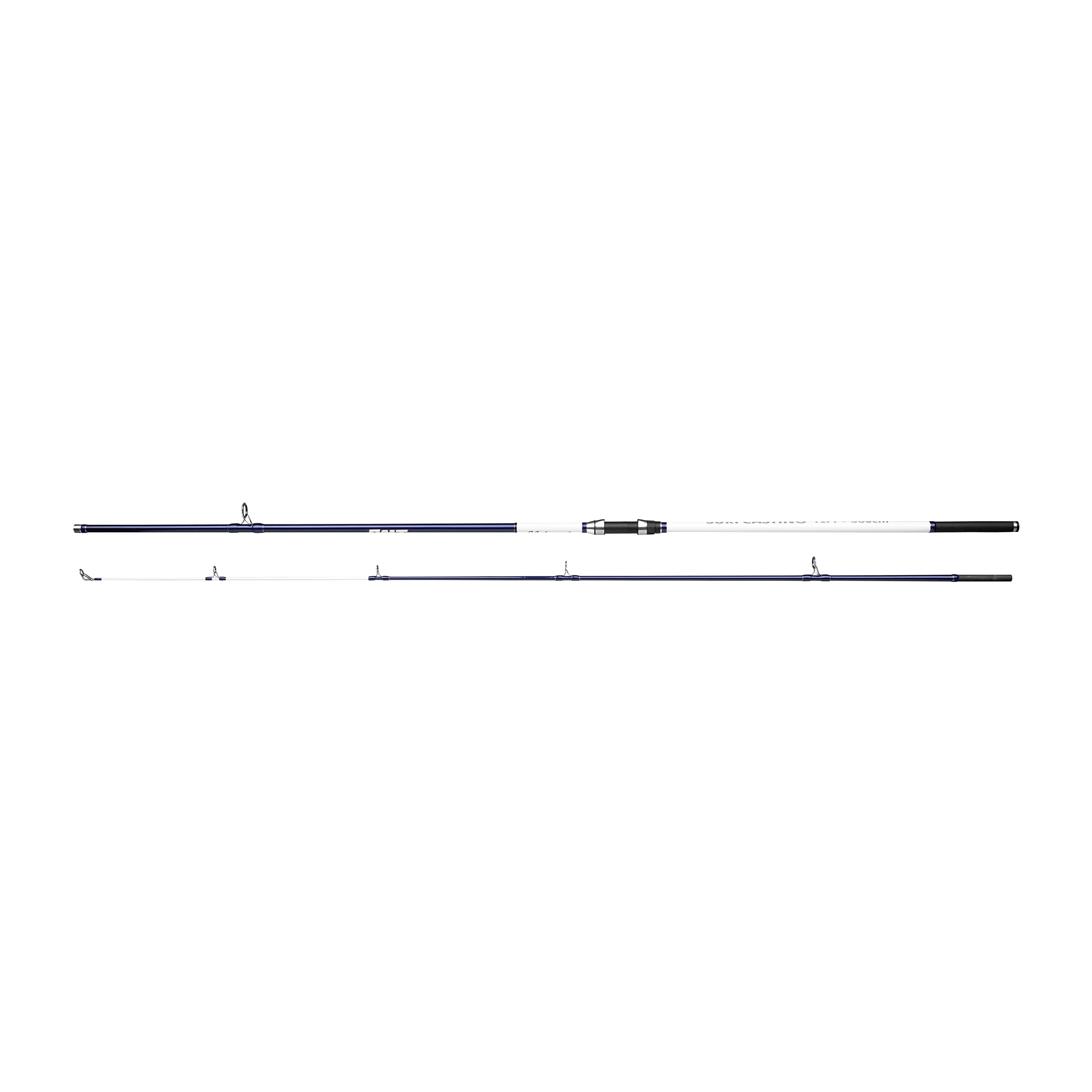 Shakespeare Canna da surfcasting SALT - Costruzione in carbonio di alta qualità, potenti prestazioni di lancio, durevole, comoda impugnatura in EVA, la pesca da surf e da riva - 12ft, 3pc, 4-6 oz