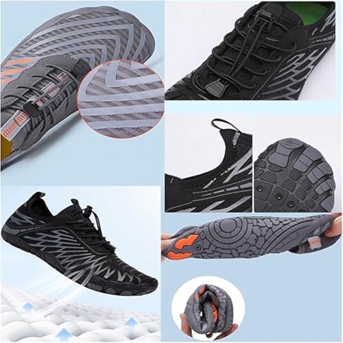 Grounded Footwear for Women Men Neuropathy, Lightweight Non-Slip Barefoot Shoes, Wide Toe Box Grounded Hike Shoes4