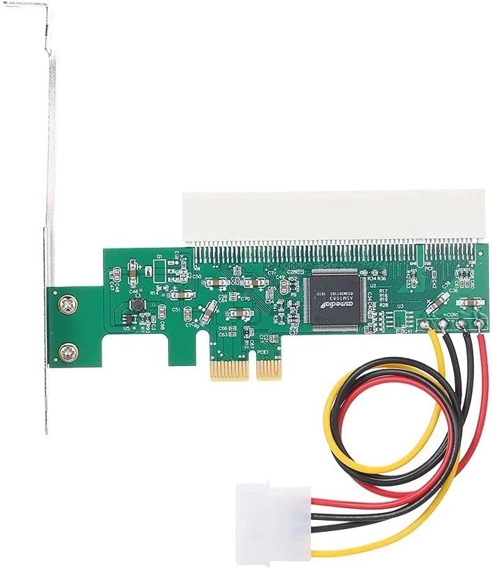 PCI Express to PCI Adapter Card PCI-E to PCI Converter with 4Pin Power Supply
