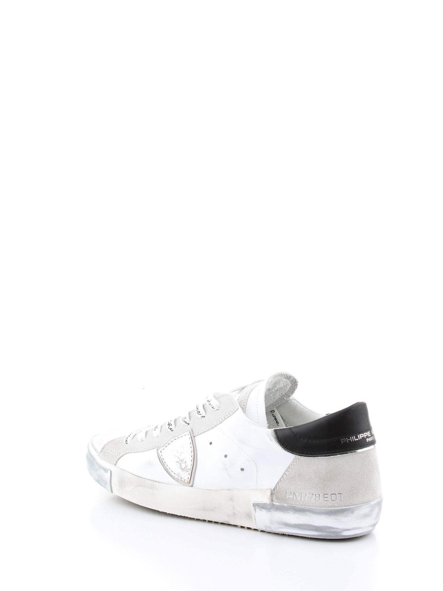 Philippe Model Hombre Prsx Zapatillas Blanc - Argent