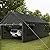 Shintenchi Carport 12' x 20' Heavy Duty Portable Garage, Carport Canopy with Side-Opening Door & Roll-Up Windows, Car Canopy for Truck,Car,Boat,Grey