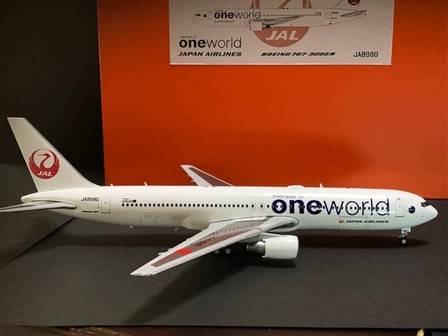 JALワンワ一ルド模型　1/200 非売品・新商品情報】1/200 767-300 JAL「ワンワールド塗装機