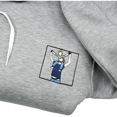 Custom Portrait from Photo Embroidered Sweatshirt, Couple Portrait Custom Hoodie, Personalized Gift, Family Portrait, Christmas Gift Idea Cover