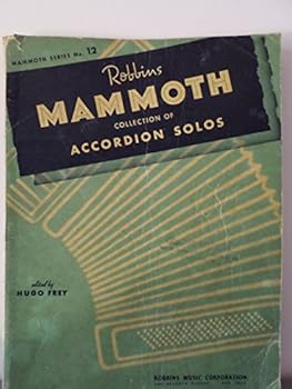 Paperback Robbins Mammoth Collection of Accordion Solos Book