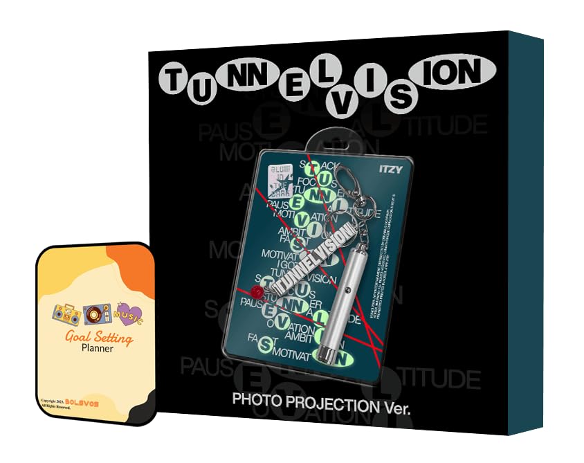 ITZY TUNNEL VISION Album [PHOTO PROJECTION ver.]+Pre Order Benefits+BolsVos Exclusive...