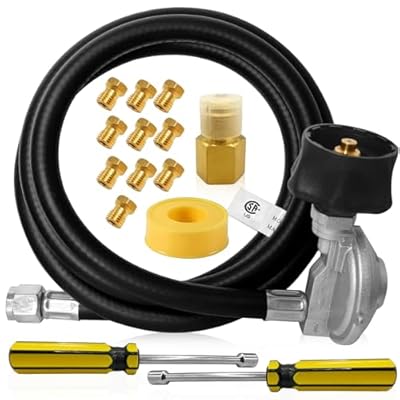 Natural Gas to Propane Conversion Kit for Weber Summit 670/660/650, for Weber Conversion Kit with 5 FT Propane Regulator Hose, for Weber Natural Gas Conversion kit Gas To Propane Conversion Kit.