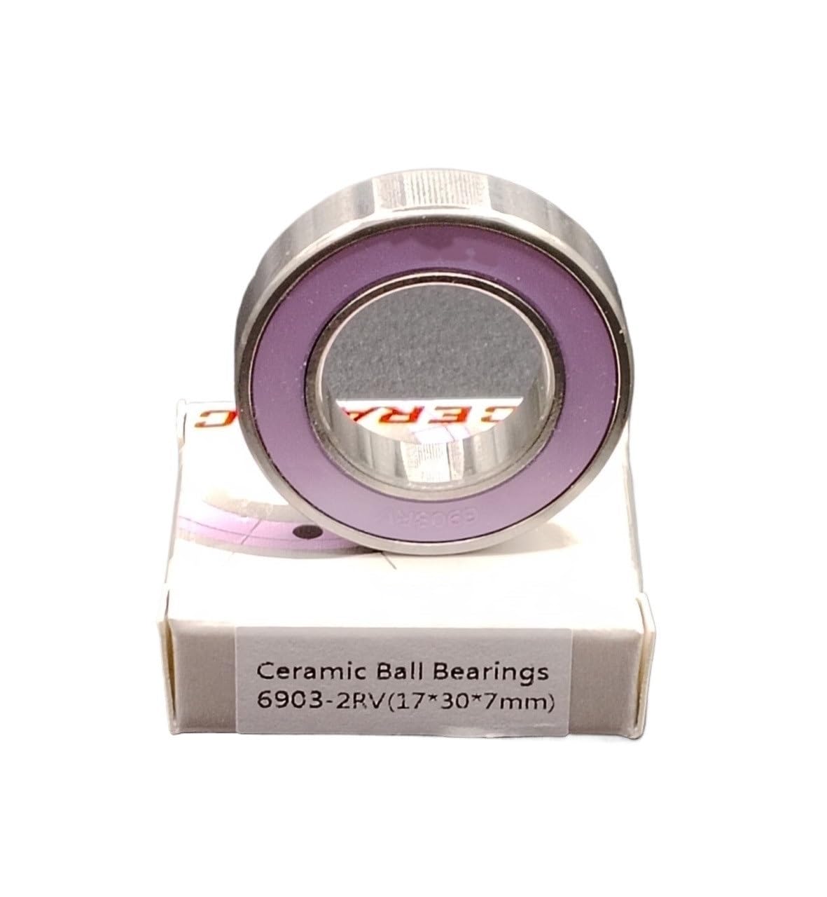 Lot de 4 roulements à billes en céramique for moyeu de vélo hybride 6903-2RV-N4, 17 x 30 x 7 mm, accessoires
