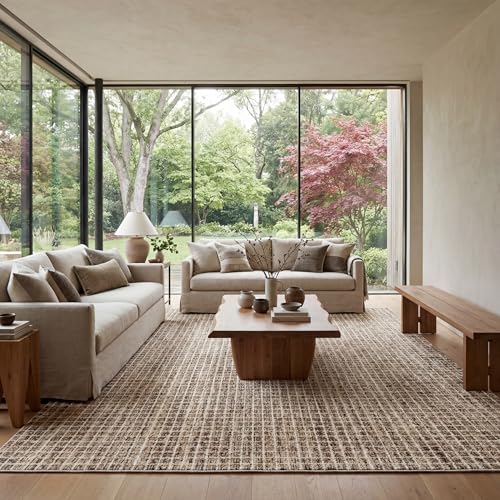 Tapete Rugs USA Melrose marrón/ivory 229x290 cm miniatura 1