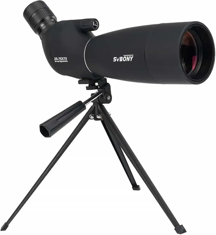 Monóculo Telescópio Luneta Observação 25-75x70mm SV28 Modelos c/Tripé e Adaptador Variados Para Observação Fotografia de Pássaros com Celular (SV28 Plus)