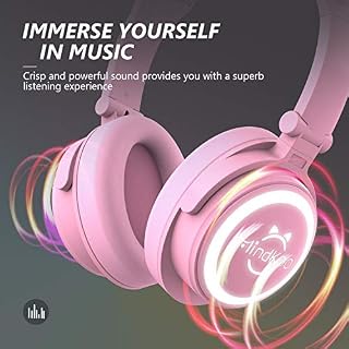 Mindkoo Casque Audio Stéréo Bluetooth 4.2 Oreilles de Chat Headphone Wireless Origine Cat Ear Ecouteur Supra-Auriculaire… - Les Beatles, Paul McCartney, John Lennon, RIngo Starr, George Harrison Mindkoo Casque Audio Stéréo Bluetooth 4.2 Oreilles de Chat Headphone Wireless Origine Cat Ear Ecouteur Supra-Auriculaire… – Image 3